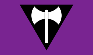 drapeau amazone labrys