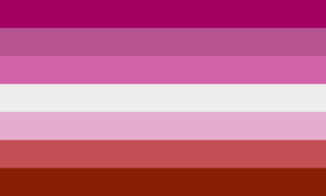 drapeau lesbien rose