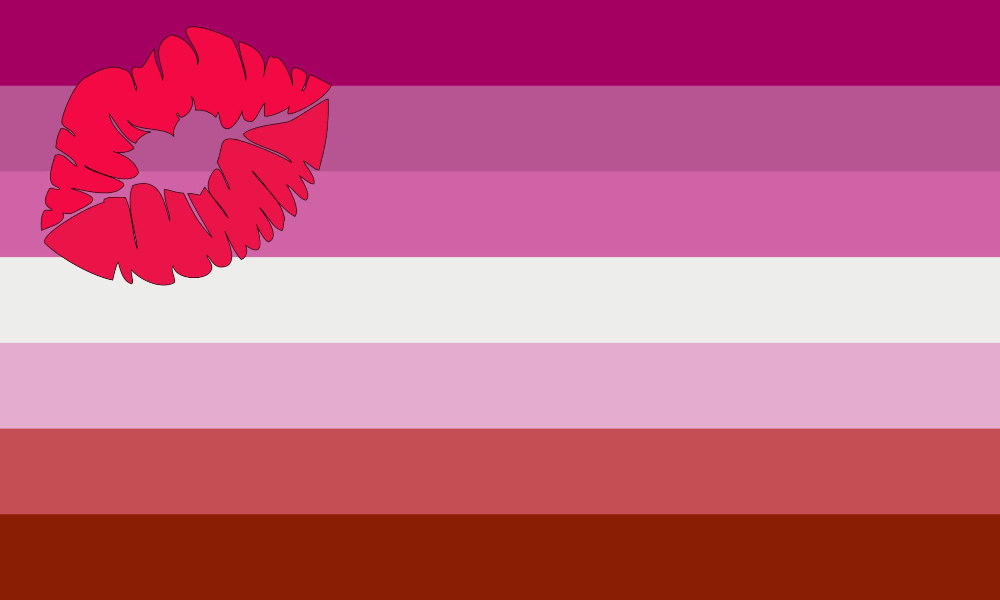 Les 5 drapeaux lesbien et leurs significations Phèros