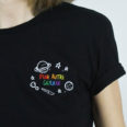 tee shirt noir gaylaxie pheros