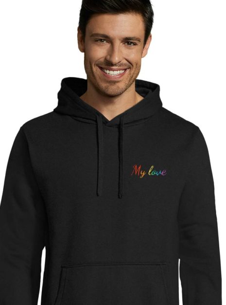 sweat-capuche-my-love-noir