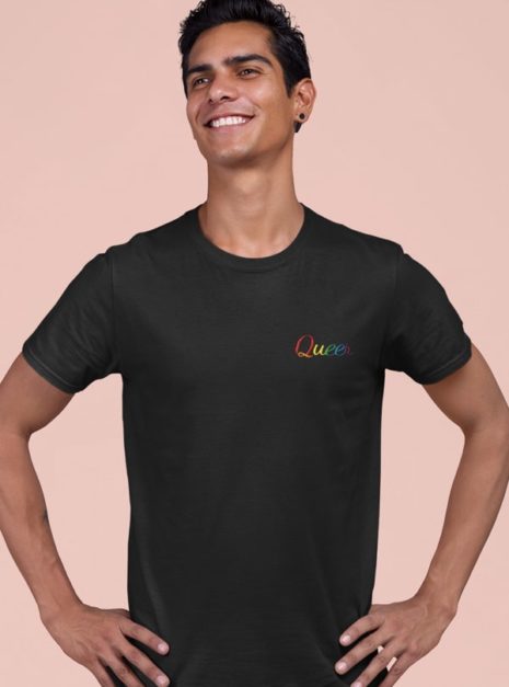 tshirt-queer-noir-arc-en-ciel-pheros-lgbt