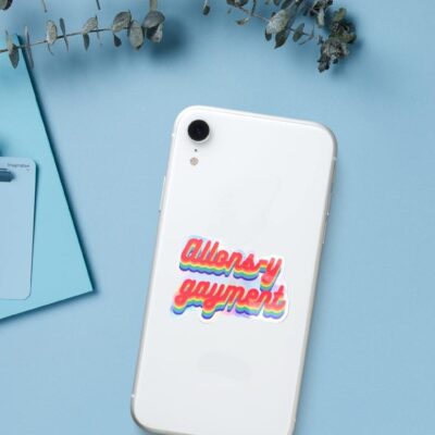 Sticker Allons-y Gayment