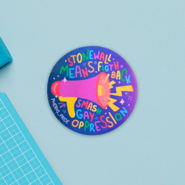 Sticker Smash Gay Oppression