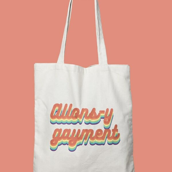 Tote bag Allons y gayment