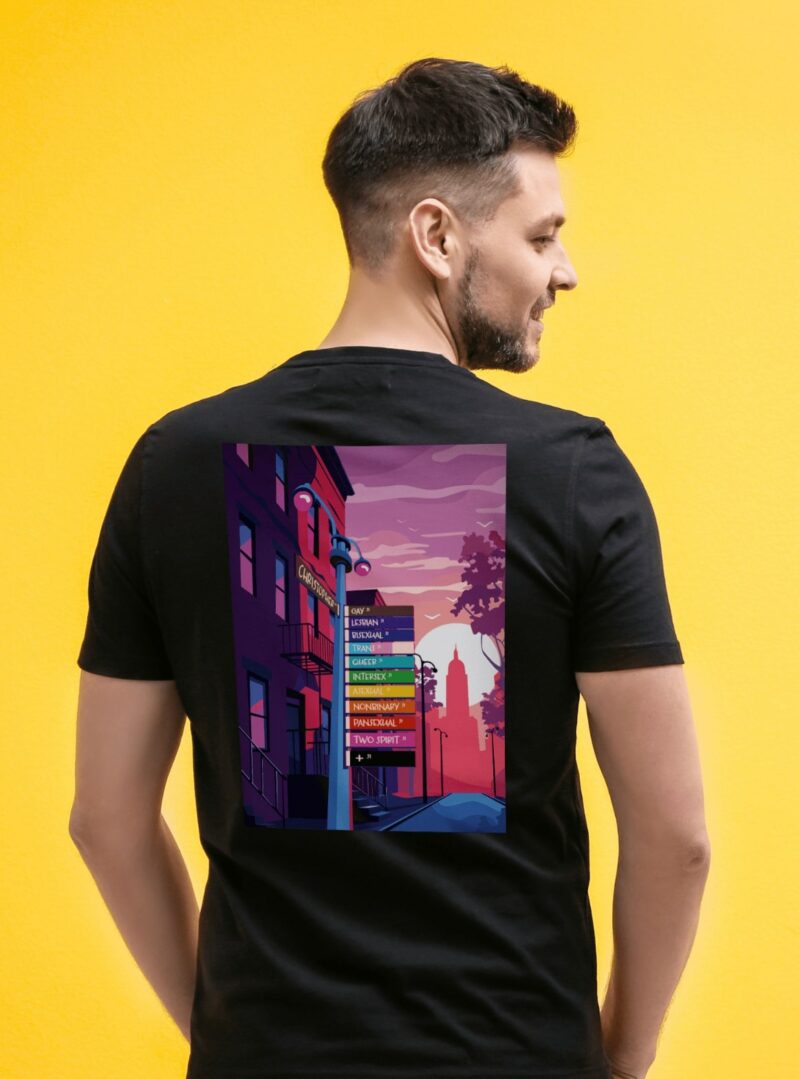 tshirt-greenwich-village-noir-back-lgbt-pheros tshirt-greenwich-village-noir-back-lgbt-pheros