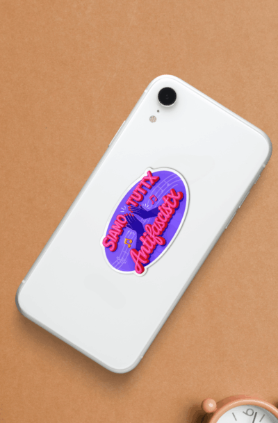 Sticker Siamo TuttX AntifascistX 👏