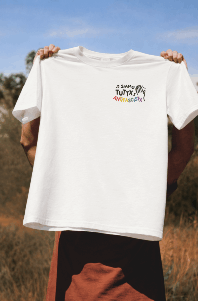 Tshirt Siamo TuttX AntifascistX 👏