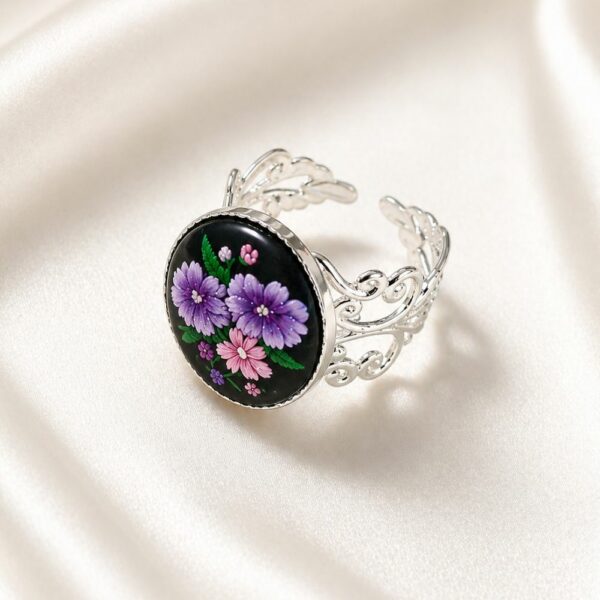 Bague Fleurie Vintage