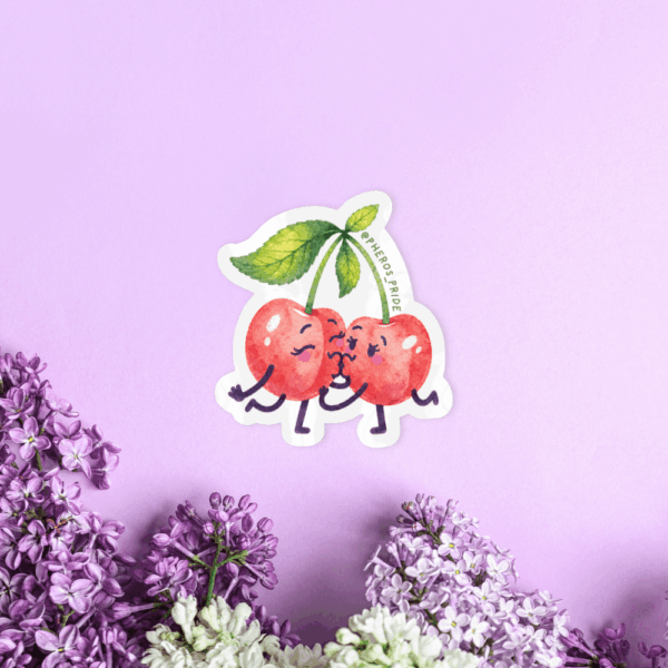 Sticker Cherry Kiss