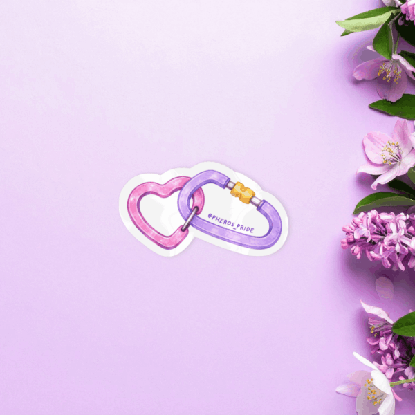 Sticker Lesbian carabiner
